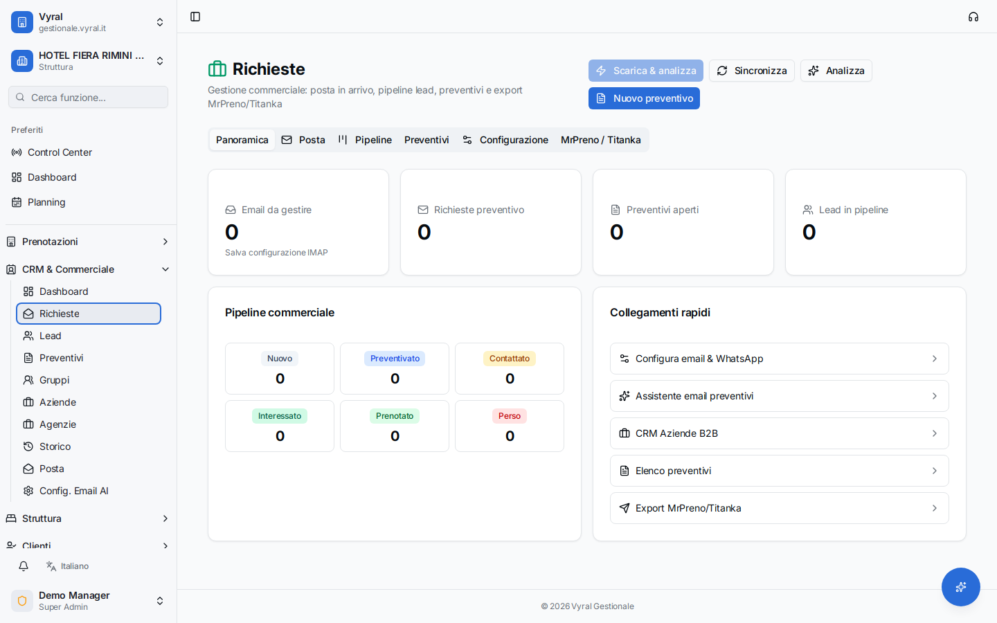 CRM lead e pipeline