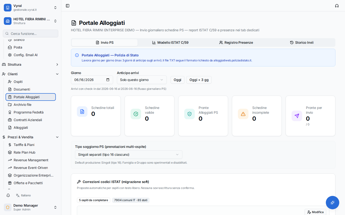 Compliance Italia nel gestionale